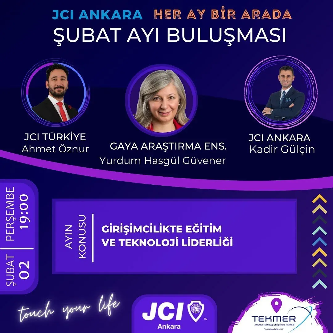 JCI Ankara Şubay Ayı Aylık Buluşması