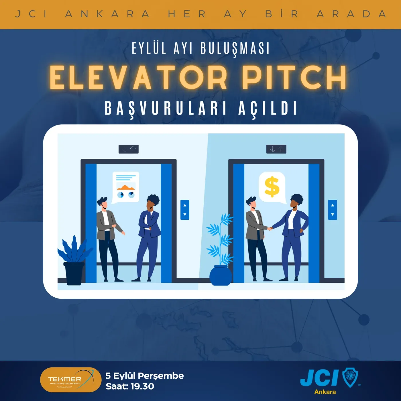 Eylül Ayı Elevator Pitch Başvuruları Açıldı