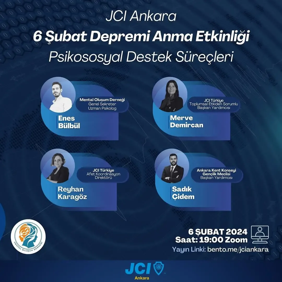 6 Şubat Depremi’ni Anma Etkinliği
