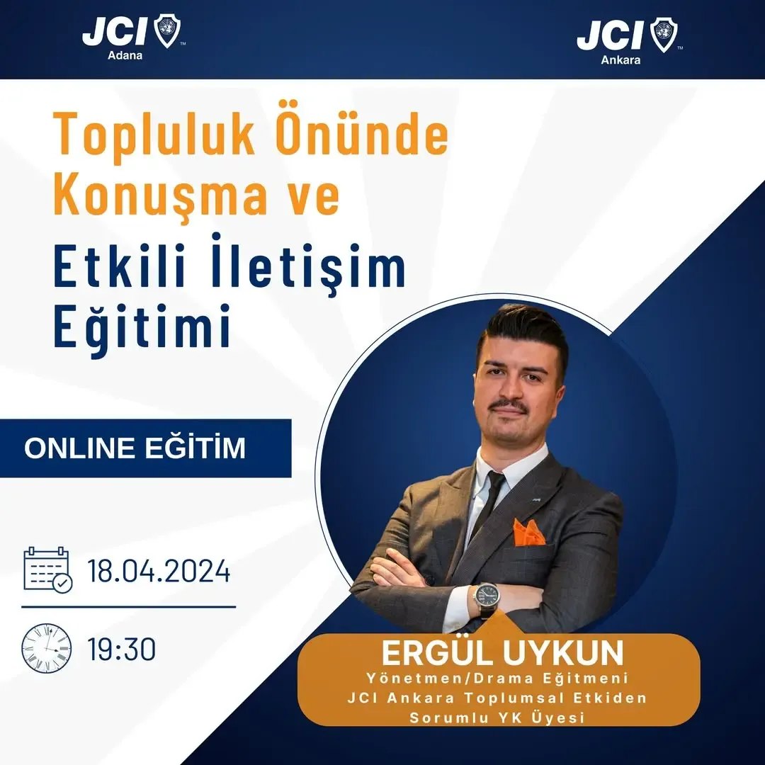 Topluluk Önünde Konuşma ve Etkili İletişim Eğitimi (JCI Adana ortak)