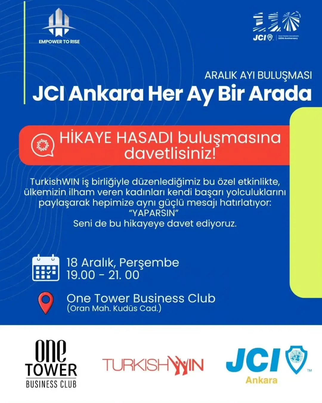 Her Ay Bir Arada – Aralık: Hikaye Hasadı