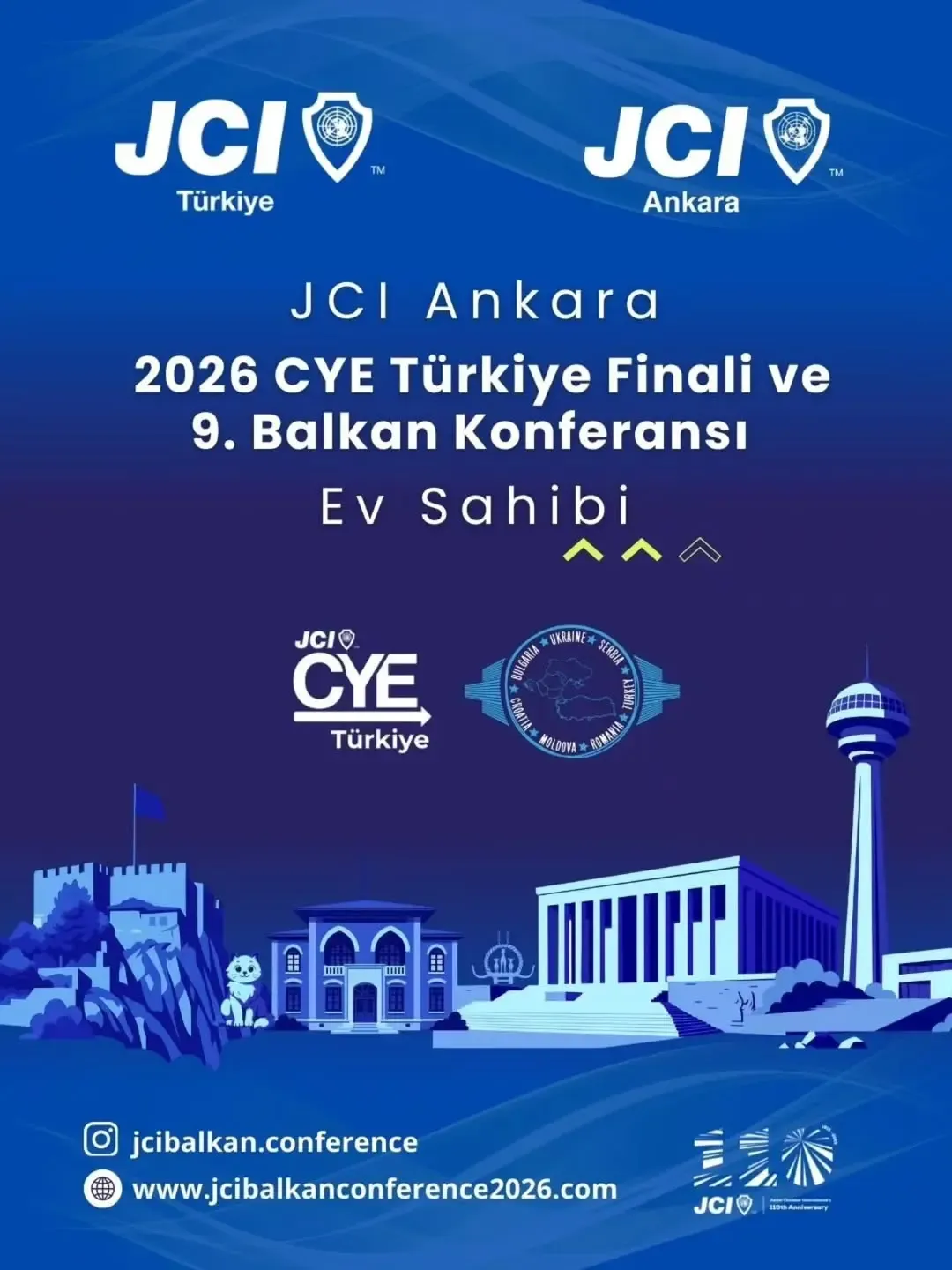 JCI Balkan Konferansı 2026 & CYE Türkiye Finali