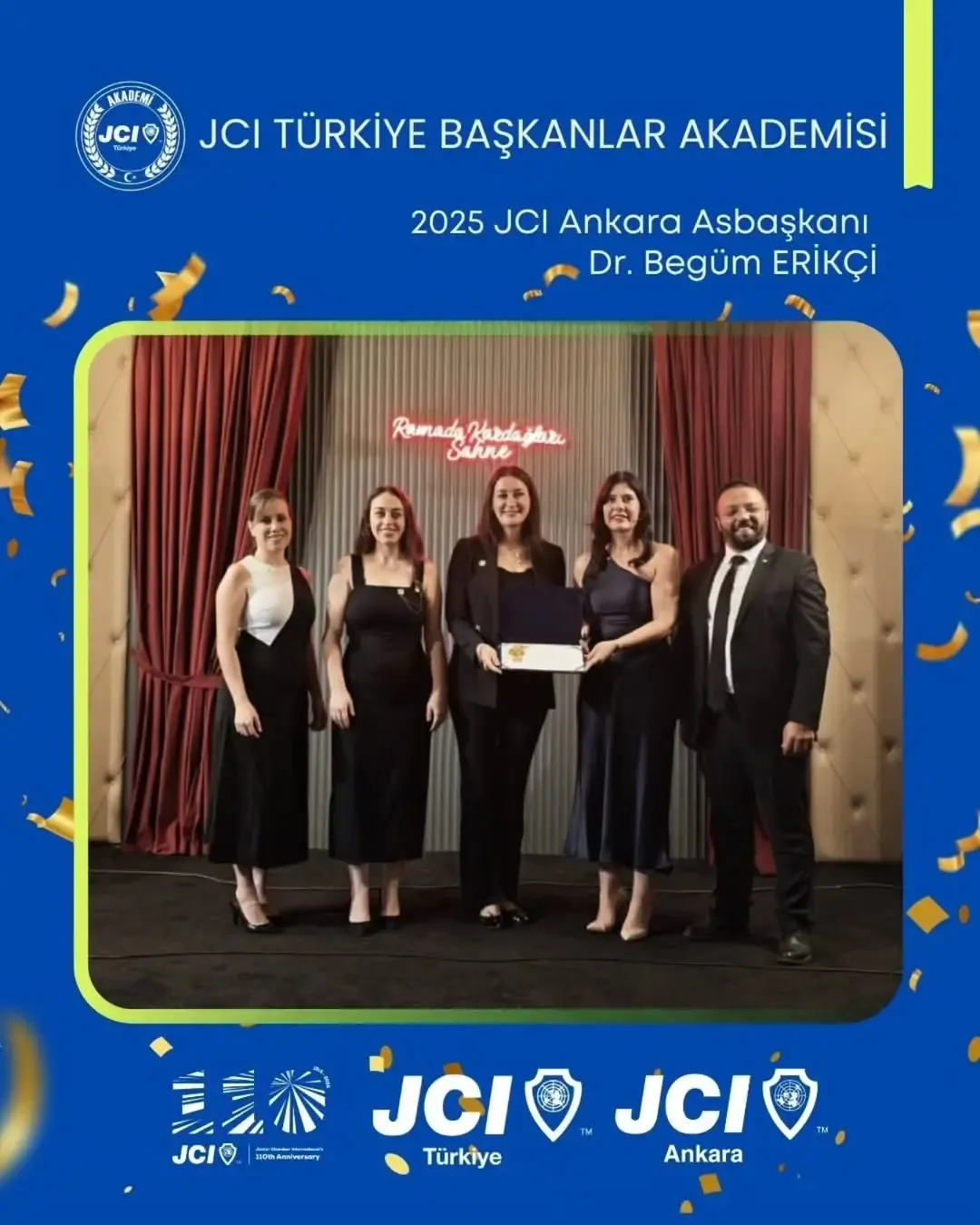 JCI Türkiye Akademi 2025 Asbaşkanları Mezuniyeti
