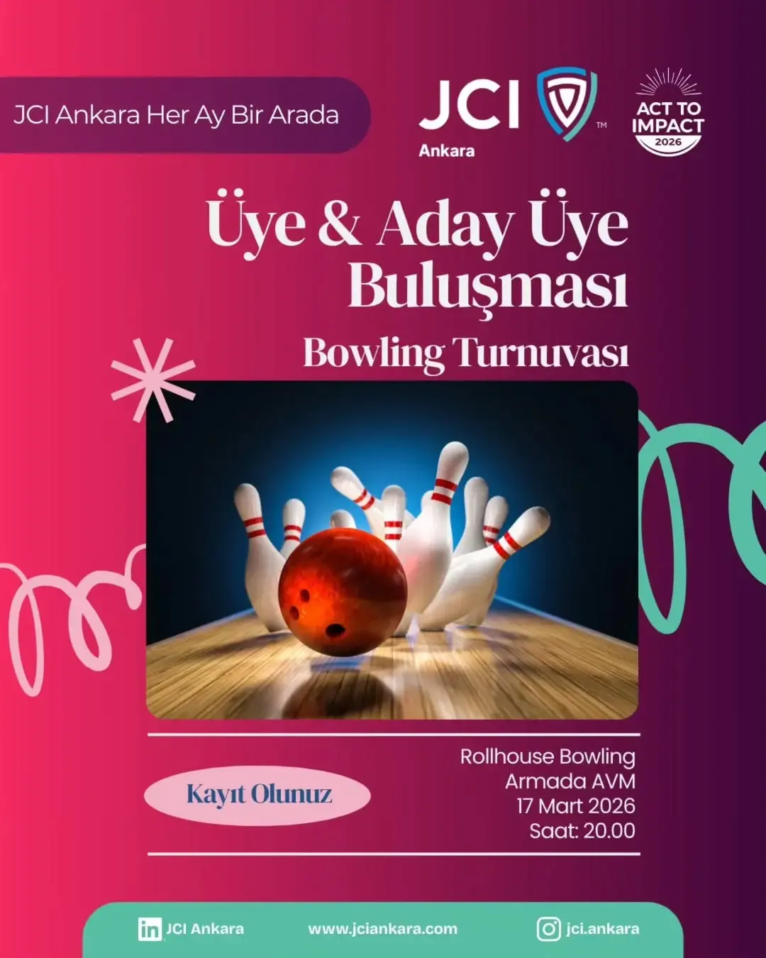 Her Ay Bir Arada – Mart: Bowling Turnuvası
