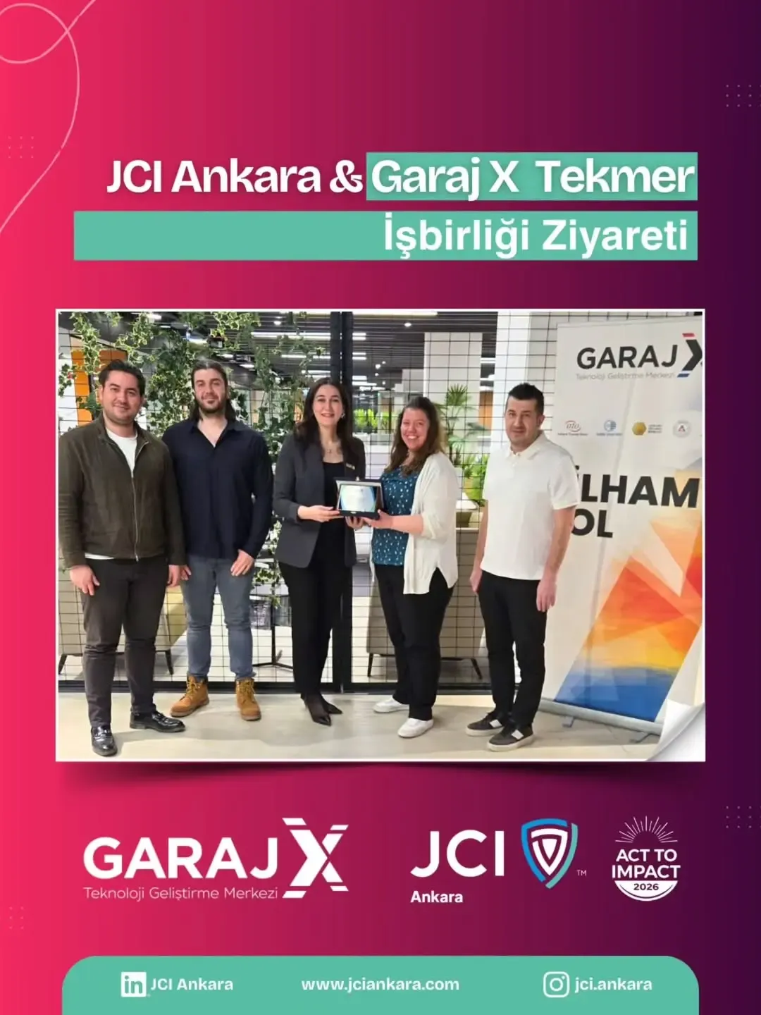 GarajX TEKMER İş Birliği Ziyareti