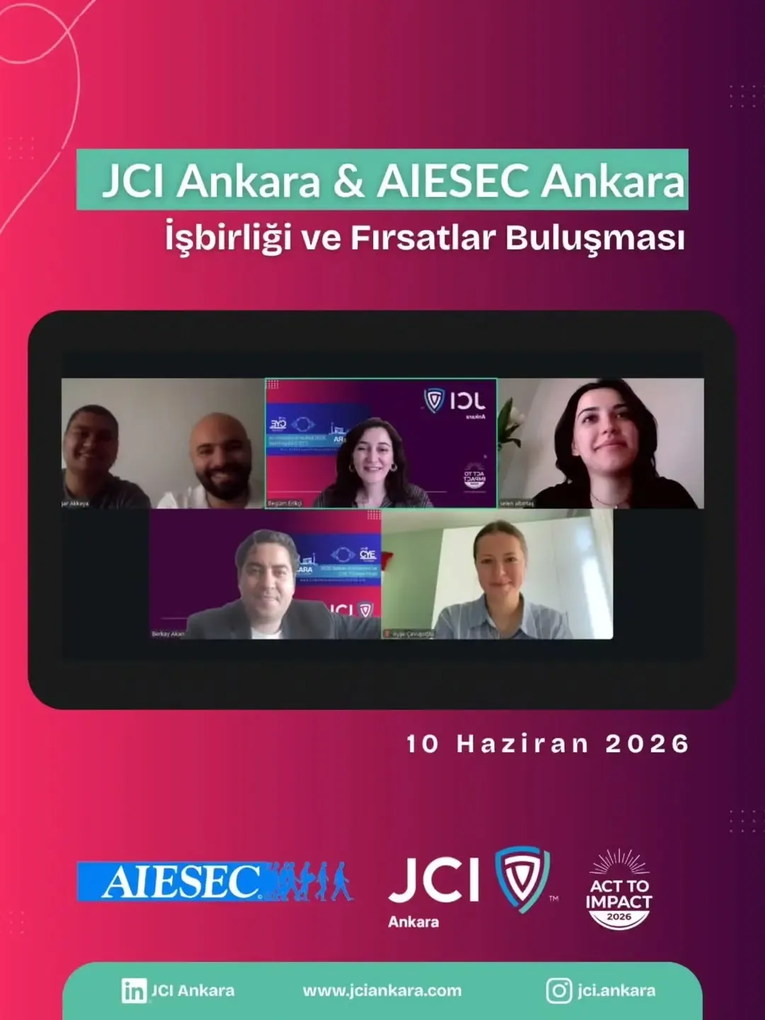 AIESEC Ankara Yönetim Kurulu ile Toplantı