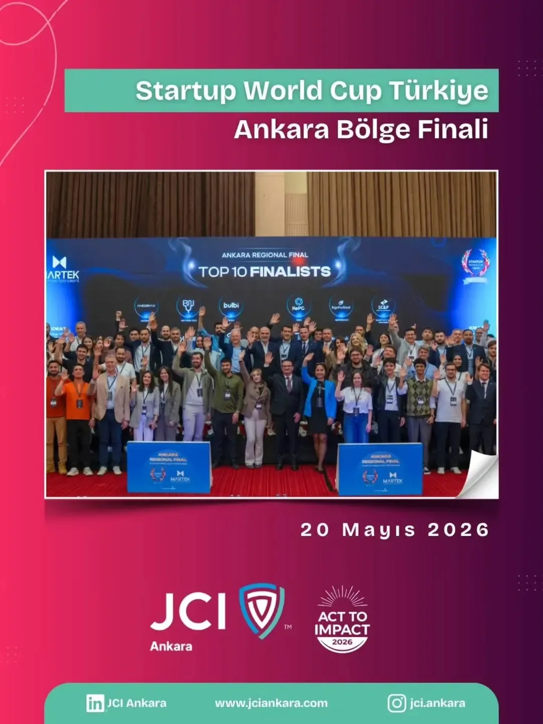 Startup World Cup Türkiye 2026 Ankara Bölge Finali